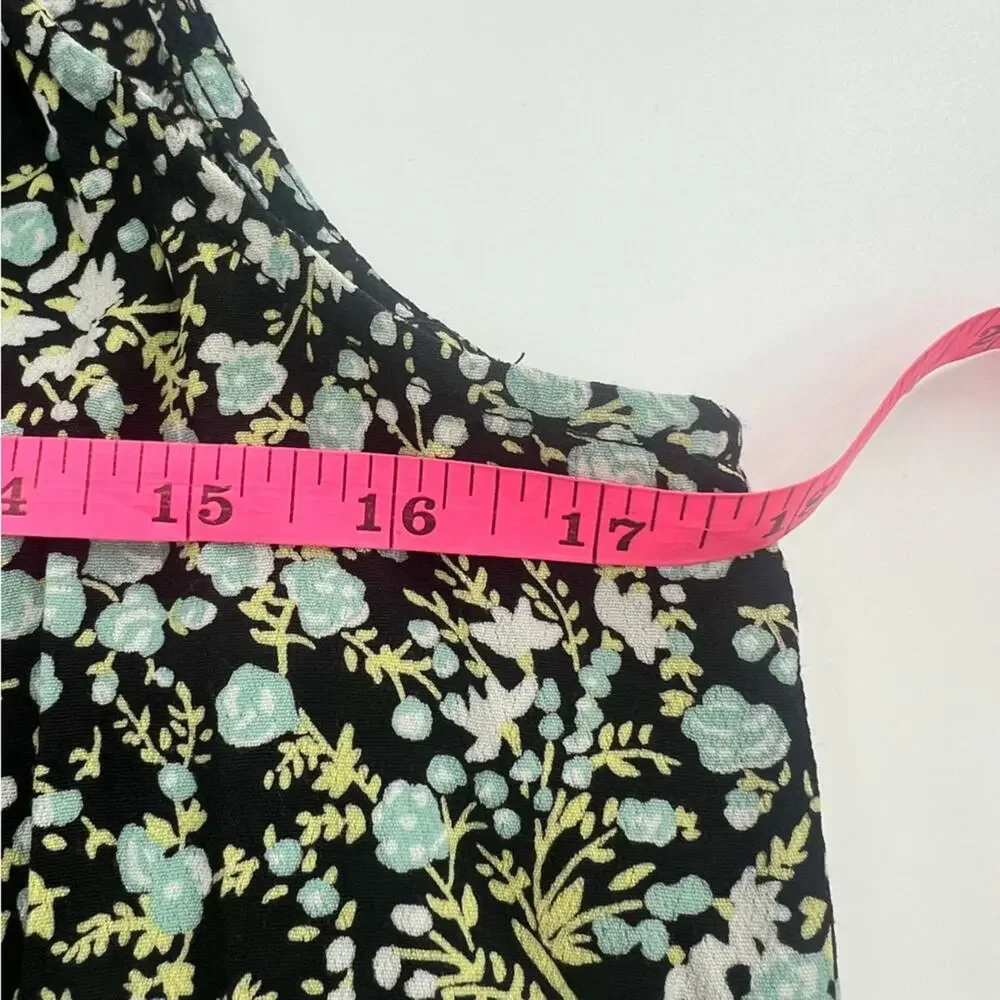 J. Crew Drapey Tiered Dress in Fall‎ Garden Floral Sz 4